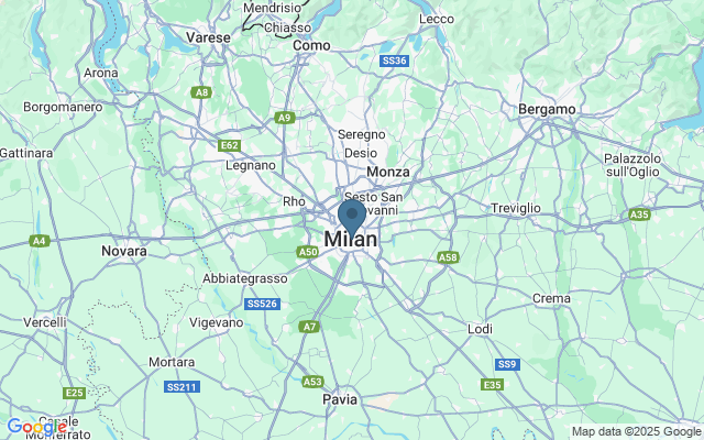 Kaart met locatie Duomo di Milano